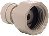 John Guest 3/4 inch BSP to 1/4 inch Push Fit Tap Adapter view 2