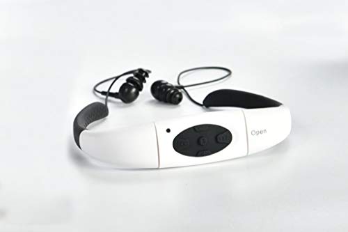 Wireless Bluetooth Headset Waterproof Long-Lasting Bass Sports Headset with 8G Memory for Windows/OS MAC (A)