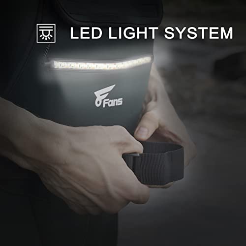 8 Fans Fishing Chest Waders,100 Waterproof Cleated Chest Waders for