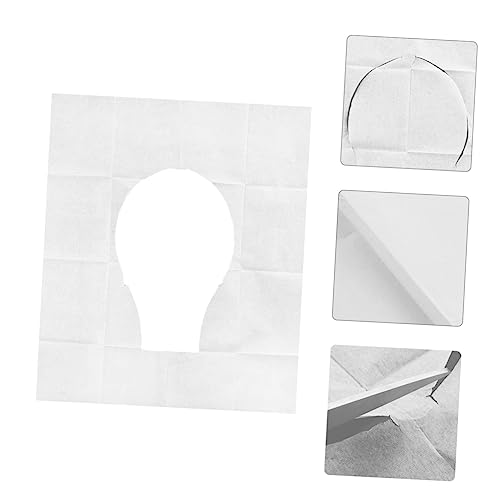 QUMIIRITY 60pcs Disposable Toilet Seat Covers Skin-friendly for Travel Hotels Hospitals and Public Restrooms