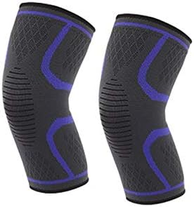 ZengBuks 1 PC Basketball Football Leg Shin Guards Soccer Protective Calf Sleeves Cycling Running Fitness Calcetines Sports Kneepad - Blue M