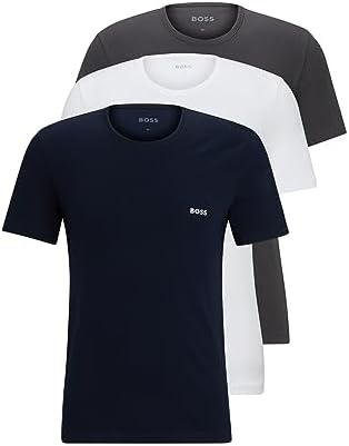 BOSS T-Shirt RN 3P Classic T-Shirt, Open Miscellaneous 961, L for Men