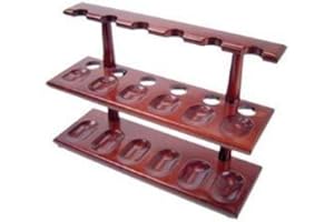 F.E.S.S. Beautiful 12 Tobacco Pipe Stand 2 Level Pipe Holder Pipe Furniture
