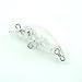 20 pcs/lot 3.3g 4.7cm Unpainted Lures Mini Iscas Artificiais ABS Plastic Hard Lures Topwater Fishing Tackle Blank Crank