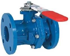 American Valve 3700-2 Ball Valve, Flanged, 2", Epoxy Coated Cast Iron