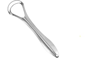 Dual Scraping Head Tongue Scraper for Adults, Reduce Bad Breath at Once, Stainless Steel Cleaner for Oral Hygiene, Pack of 2 