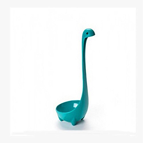 Owill Stylish Fashion Soup Ladle Stand Upright Porridge Measuring Spoons Kitchen Home Tableware Dinnerware (Sky Blue)
