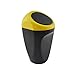 Yolu Car Trash Can, Mini Auto Garbage Can Automotive Waste Storage Storage Debris Barrels with Lid, Yellow, Cute Vehicle Trash Bins Common Use for Car, Home, Office, Bathroom, Kitchen, Living Room,etc