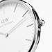 Daniel Wellington Classic Southampton Silver Watch, 36mm, Nato, for Men and Women