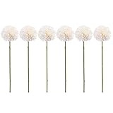 Zerone 6Pcs Artificial Silk Flower Beauty Fake Dandelion Ball for Home Room Wedding Decor