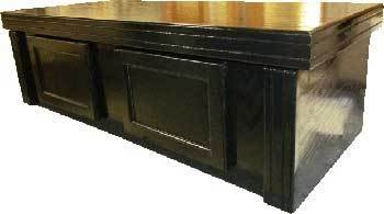 R&J Enterprises ARJ40408 Xtreme Series Oak Wood Aquarium Canopy, 48 by 18-Inch, Black