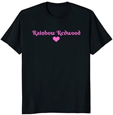 Rainbow Redwood Heart T-Shirt - Cute, Fairy Kei, Pastel