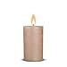 BOLSIUS Rustic Metallic Set of 6 Rose Gold Unscented Pillar Candles Inches –2.75 X 5 Decoration Dinner Wedding Candles – Perfect Use for Home Décor - Church-Spa Candle – Restaurant 130/68m…