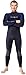 NeoSport Wetsuits Men's Premium Neoprene 7/5 mm Full Suit, Blue Trim, Small - Diving, Snorkeling & Wakeboarding