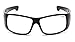 Pyramex Safety Furix Safety Glasses, Black Frame/Clear Anti-Fog, one size