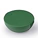 W&P Porter Plastic Bowl Lunch Container w/ Protective Non-slip Exterior, Green 1 Liter | Lid & Snap-tight Silicone Strap | Food Storage, Bento Box, Meal Prep | BPA-Free Plastic