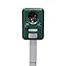 Outdoor Animal Repeller by Aspectek - Ultrasonic Pest Control Device Deters Deer, Cats, Dogs, and Rodents - Cordless, Solar-Powered, Motion Activated