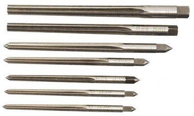Factory HSS Taper Pin Reamer set of 7Pcs 7/0-0