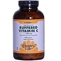 Country Life Time Release Buffered Vitamin C 1000 Mg Plus 150 Mg of Bioflavonoids, 250-Count