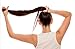 Kenz Laurenz 100 Hair Elastics Hair Ties No Crease Ouchless Ponytail Holders No Metal 4mm (100 Hair Elastics-Black)