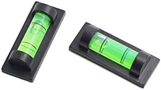Eustl 5 sets (2x) Mini Magnetic bubble level ,Magnet Spirit level, Dragon fly Magnetic for Craftsman, use with Tripod, TV mount or Etc. (black)