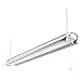 Lithonia Lighting 1242ZG RE 172J2C 4' AllSeason Shop Light, 32W, 120V, Galvanized Gray