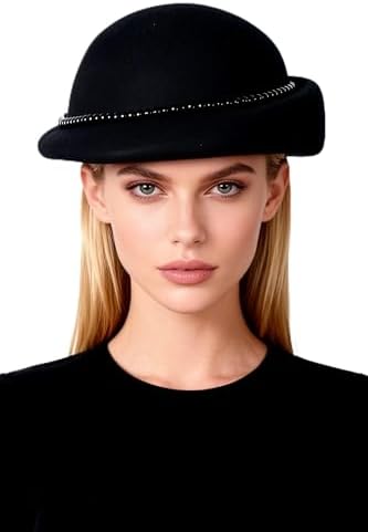 Vintage Wool Felt French Beret Fascinator Pillbox Hats  display picture 3