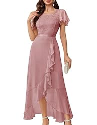 BeryLove Prom Dresses for Women Wedding Guest