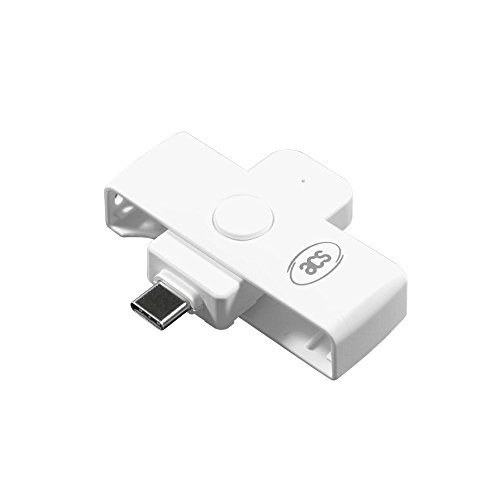 ACR39U-NF Pocketmate II CAC Smart Card Reader (USB Type-C) for SLE4442 SLE4428 AT24C64 AT24C02 SLE5528 Memory Cards, PIV Cards, CAC Cards