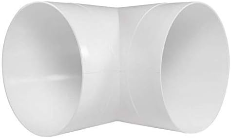 5" Ducting Pipe 90 Degree Elbow Hose Ventilation Round Tube Bend Connector (5")