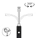 USB Candle Lighter, HOKEKI ARC Electric Kitchen Lighter with 360°Flexible Neck Rechargeable Flameless Windproof Portable 9IN for Camping Grilling BBQ Gas Stove (Black)thumb 4