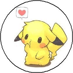 PIKACHU LOVE 1.25" Pinback Button Badge / Pin