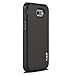 J&D Case Compatible for Samsung Galaxy J3 Emerge, 2017, Prime, Heavy Duty Dual Layer Hybrid Shock Proof Protective Rugged Bumper, Black