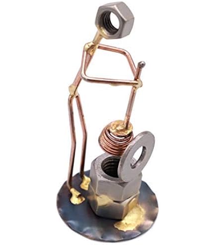 Steelman24 Chef Sculpture Nuts And Bolts Handmade Ornaments