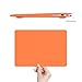 IBENZER Compatible with Old Version MacBook Air 13 Inch Case (2010-2017 Release). Models: A1466 / A1369, Plastic Hard Shell Case with Keyboard Cover for Mac Air 13, Orange, A13OR+1
