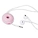 LENTION Earphone Holder / Headphone Keeper / Cable Turtle Organizer / Winder Case for iPhone, iPod, Samsung, Sony, MP4, Earbud And More (Pink)
