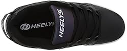 Heelys Girls Voyager Tennis Shoe, Black