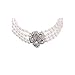 Utopiat Audrey Style Pearl Necklace for Girls | Ideal for Kids and Minis for Audrey Inspired costume