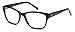 Womens Large Wayfarer Prescription Eyeglasses Frames Rxable 55-17-140-41