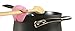 Fox Run Pink Pig Silicone Pot Clip Spoon Rest, 2.25-Inches, Cooking Utensil Holder,6480