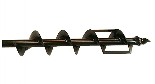 Polar 5519 Erdlochbohrer Ø 80 mm Pfahlbohrer Erdbohrer Handbohrer Länge 106 cm – Bild 4