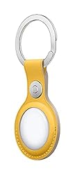 Apple AirTag Leather Key Ring - Meyer Lemon
