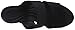 crocs Women's Leigh II 2-Strap Wedge, Black/Black, 8 M US