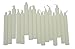 Church Candlelight Vigil 1/2 x 4 1/4 Inch Candles Lights with Paper Drip Protectors - 24 Per Box