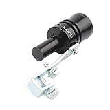 Aluminum BOV Blow-off Valve Simulator TUTOOLS Turbo Sound Whistle Turbo Sound Exhaust Pipe,Black(XL)