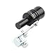 Aluminum BOV Blow-off Valve Simulator TUTOOLS Turbo Sound Whistle Turbo Sound Exhaust Pipe,Black(XL)