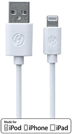 [Apple MFI Certified] Ebuddy® Lightning to USB Cable for Apple Iphone 6 Plus/6,iphone 5s / 5c / 5, Ipad Air, Ipad Mini,mini2, Ipod Nano (7th Generation) Ipod Touch (5th Generation) Charging and Syncing Compatible with Ios7 / Ios8- Fits All Aftermarket Cases and All USB Car Charger White