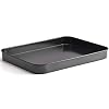Mini-bakplaat, roestvrij staal, kleine bakvorm, ovenplaat, rechthoekige mini-ovenschaal om te bakken koken serveren, 24…