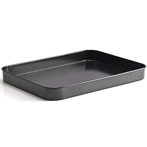 Mini-bakplaat, roestvrij staal, kleine bakvorm, ovenplaat, rechthoekige mini-ovenschaal om te bakken koken serveren, 24…