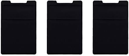 Loriver 3pcs RFID Protection Sleeve Adhesive Card Holder Card Pocket for Cellphone Case Sticker